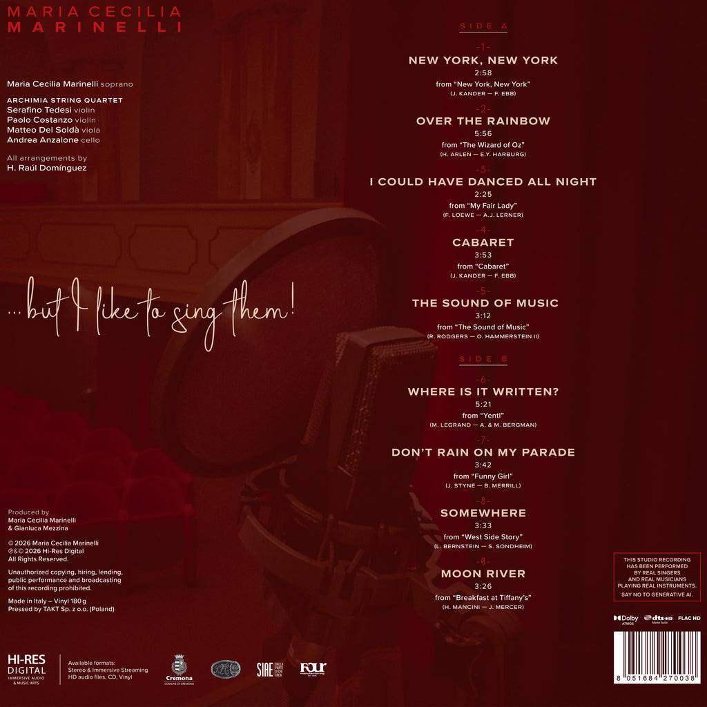 I Hate Musicals... but I like to sing them! - Maria Cecilia Marinelli